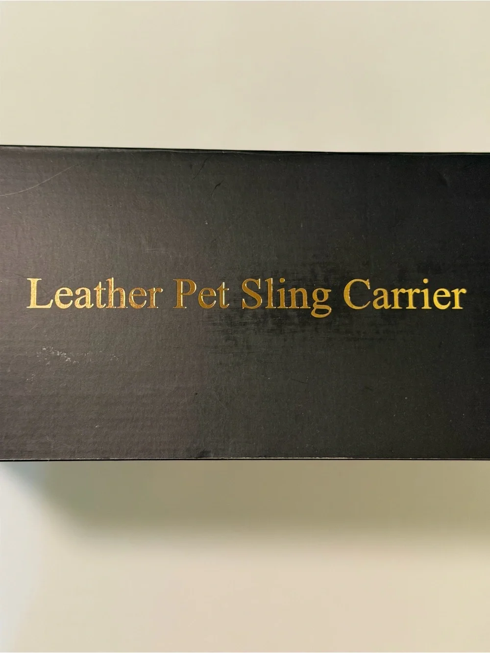 Noah & Paw Brown Leather Pet Sling Carrier New